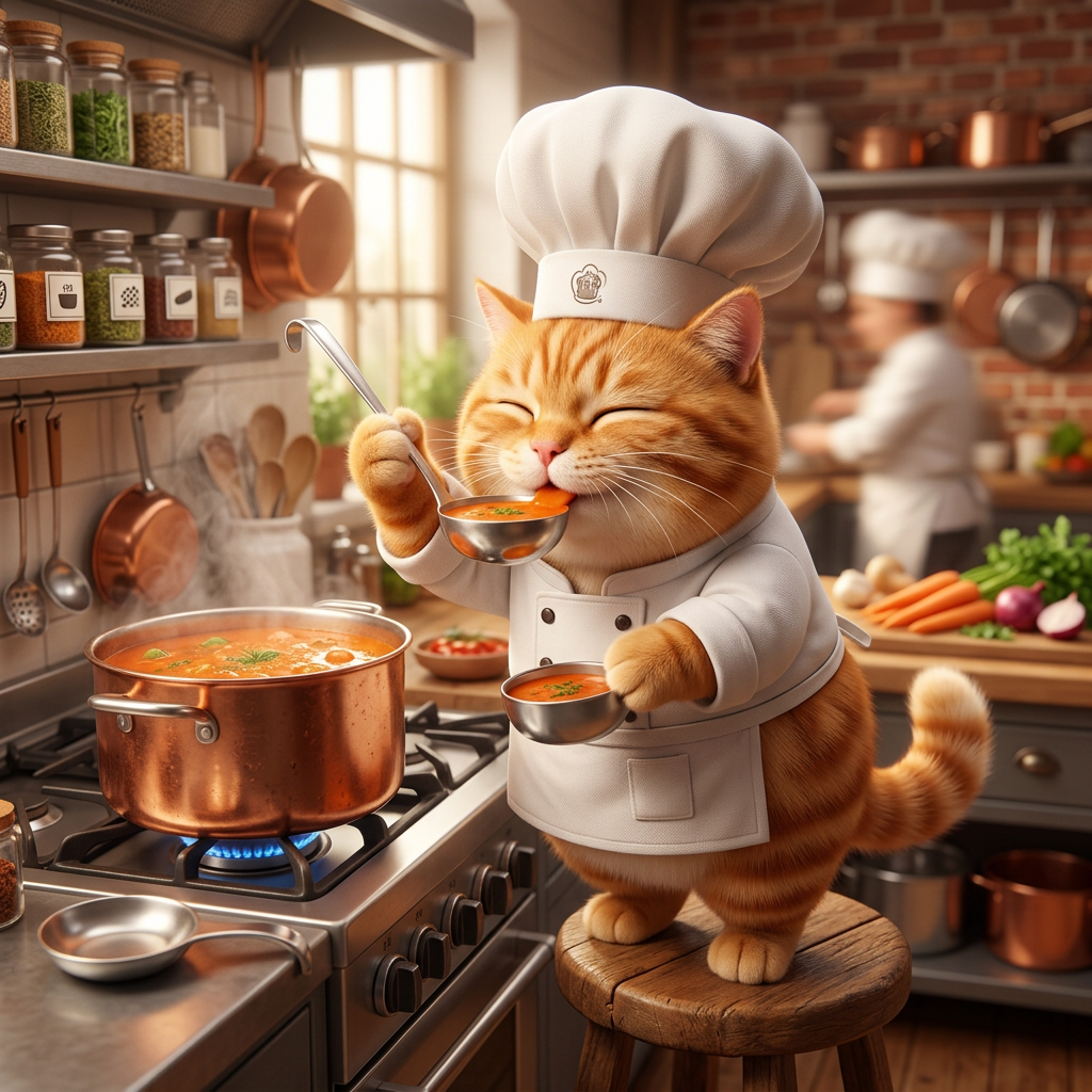 Chef Cat meme 1