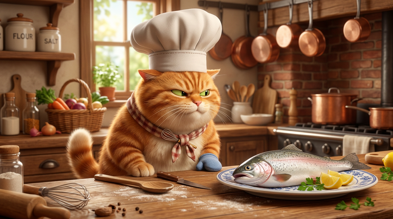 Chef Cat meme 3